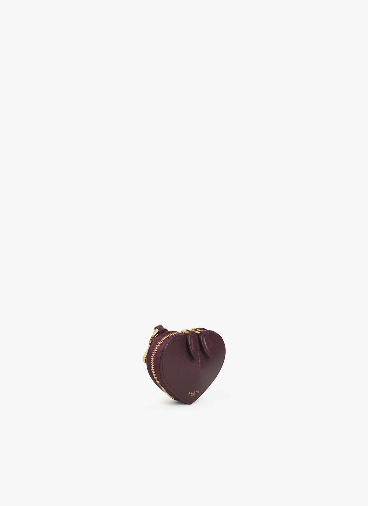 LE CŒUR COIN PURSE IN GOATSKIN ALAÏA GARNET RED LE CŒUR COIN PURSE IN GOATSKIN